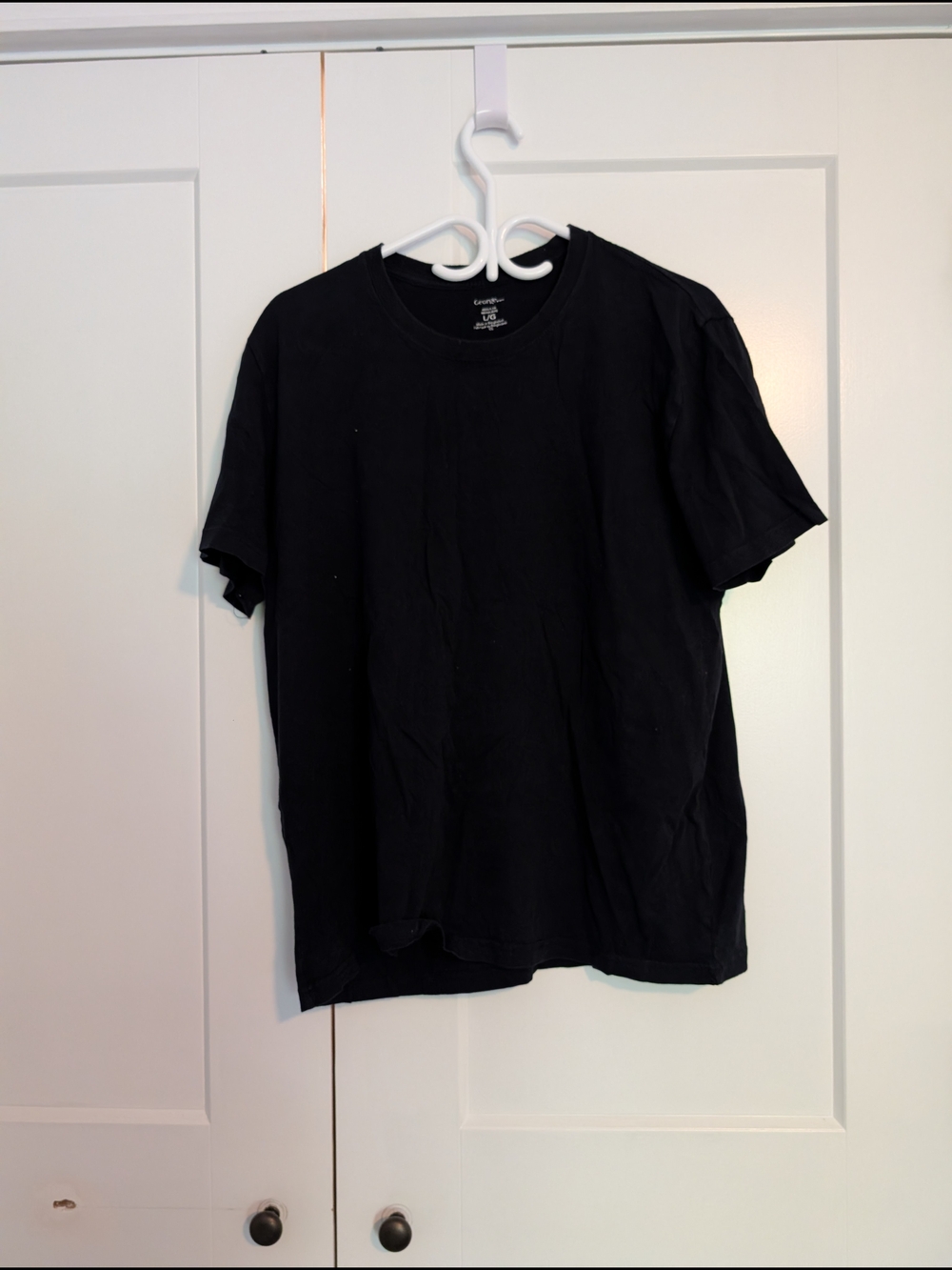George Black Short Sleeve Crewneck Tee